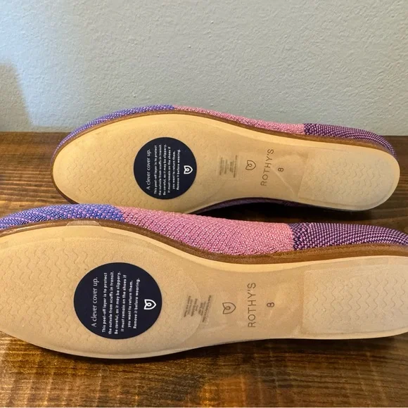 Stylish Purple and Pink Women's Flats - Picture 4 of 9